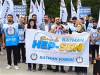 Batman Eğitim ve Araştırma Hastanesi’nde HEP-SEN’den Adalet...